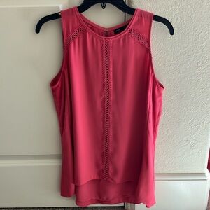 WHBM Women's Sleeveless Top in Coral